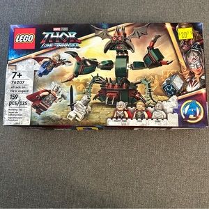 New Lego Marvel Thor Attack on New Asgard Set(76207) with 159 Pieces.